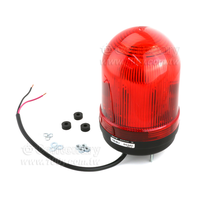 聲光一體報警燈-直徑90-警示燈-轉亮閃亮-蜂鳴可調24V - 147326 產品圖片
