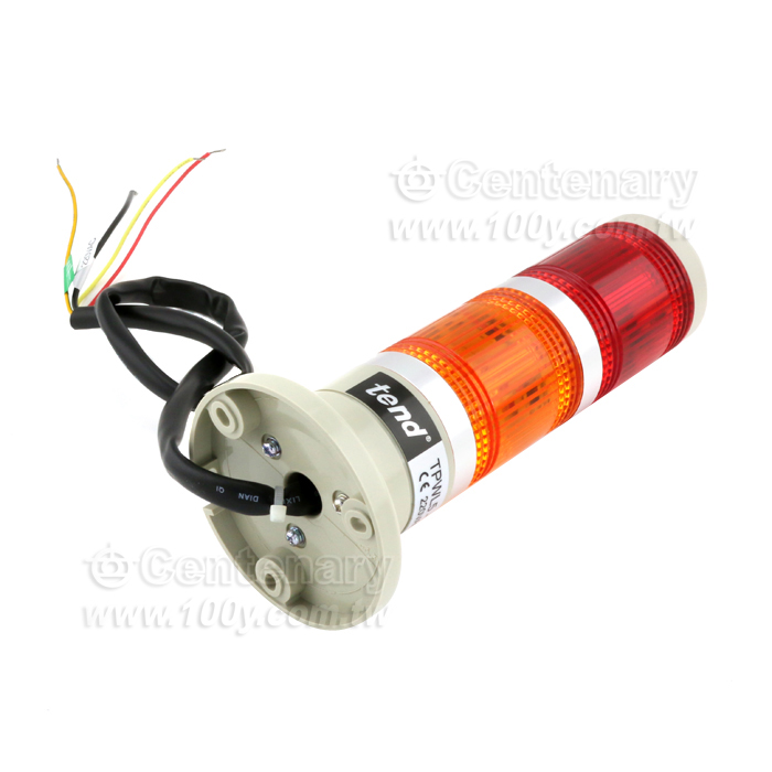 φ50 盤式2層警示燈 220VAC - 92587 產品圖片