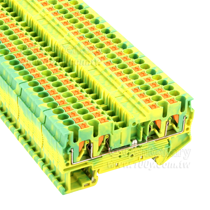 黃綠相間接地端子 12-26AWG - 146777 產品圖片