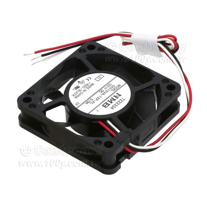 NMB DC12V 0.19A 60*60*15mm 滾珠 3線 - 148206 產品圖片