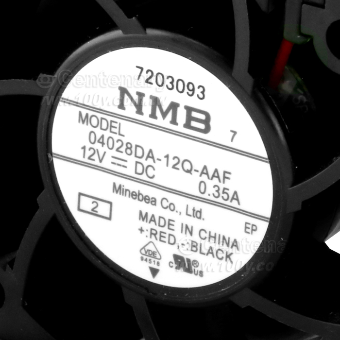 NMB DC12V 0.35A 40*40*28mm 2線帶插頭 2Ball - 148210 產品圖片