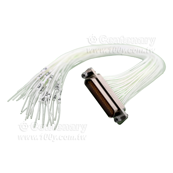 Rectangular connector 74 core socket line length 20cm - 147592 Product Image