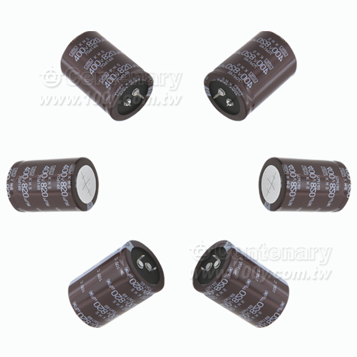 NCC KMS-820uF/400V 105℃ 35*50mm 牛脚 - 148109 產品圖片