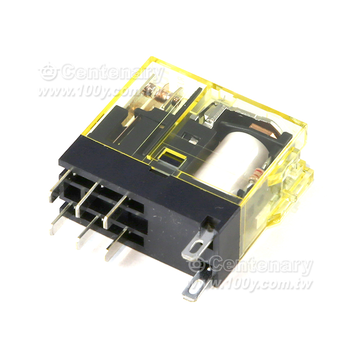 和泉繼電器DC12V 帶LED燈DPDT - 148353 產品圖片