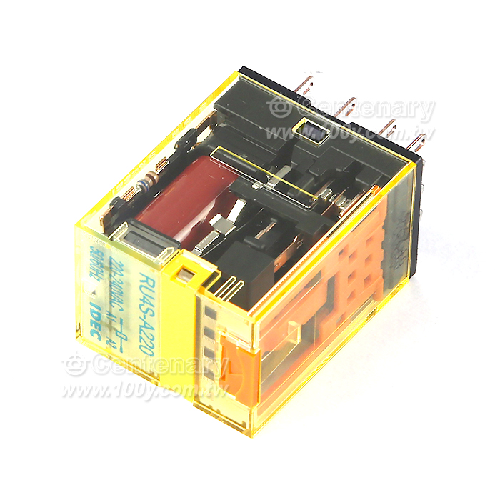 IDEC和泉中間繼電器 AC220V 14腳 6A 4開4閉帶燈 4PDT - 148356 產品圖片