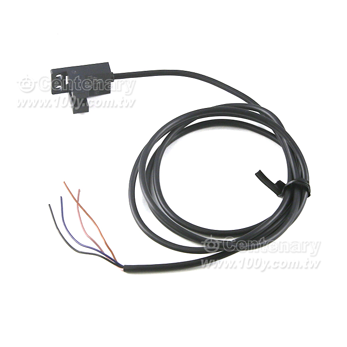 光遮斷器 PNP溝寬5mm  帶線1m - 148959 產品圖片