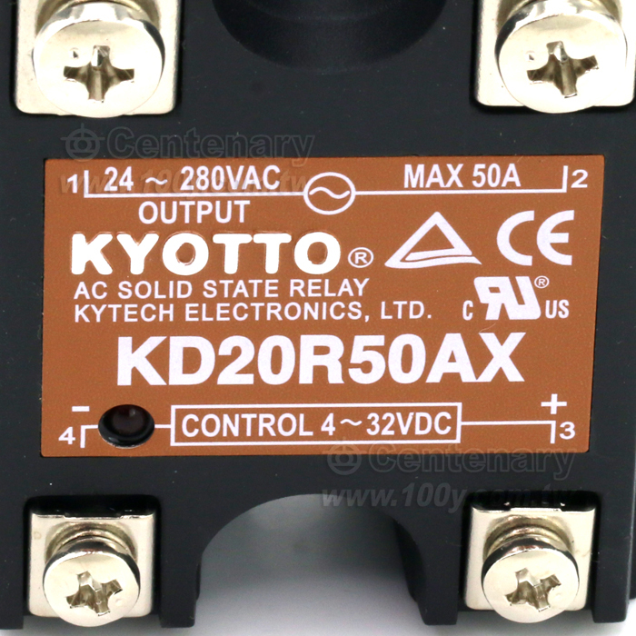 固態繼電器 DC4-32V/AC24~280V 50A - 92700 產品圖片