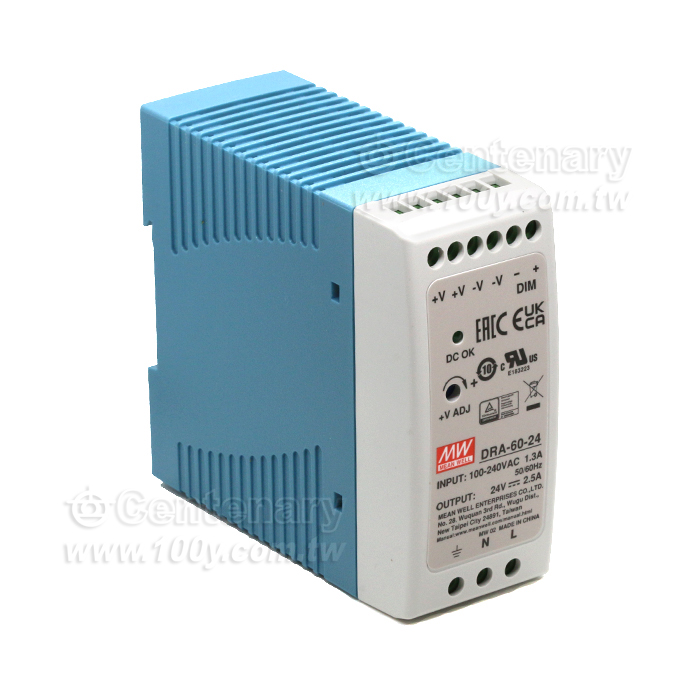 MEAN WELL_60W Single Output Switching Power Supply - 106350 Product Image