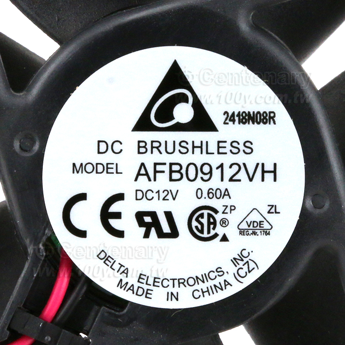 DELTA DC12V 0.6A 滾珠 2線 - 147907 產品圖片