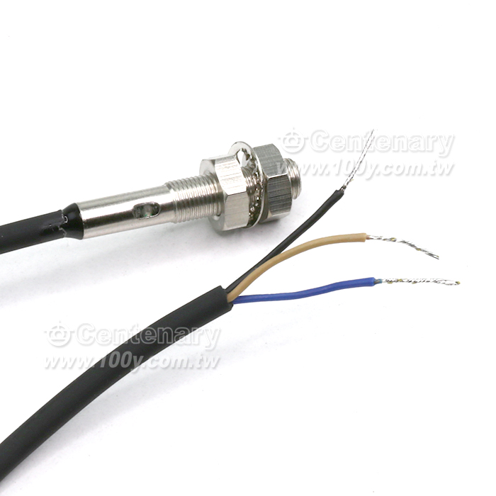 M5微型電感式磁性金屬感應器感測器-PNP NO屏蔽型(平頭) - 144289 產品圖片