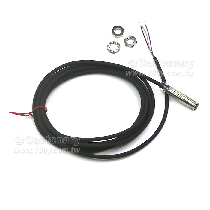 M8螺紋電感式接近開關-直徑8mm圓柱型金屬開關 - 144673 產品圖片