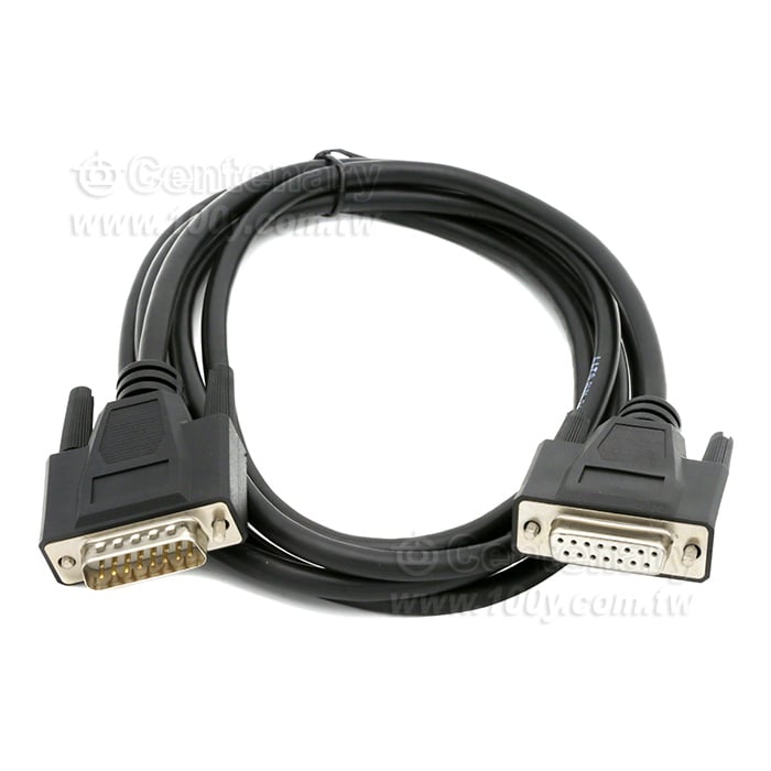 D-SUB 2排 15公/母(UL2464 28AWG 隔離線) - 37830 產品圖片