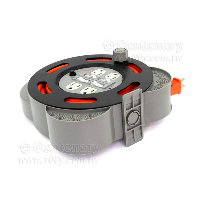 Powersync_3P 4開4插工業用輪座延長線 - 92817 Product Image