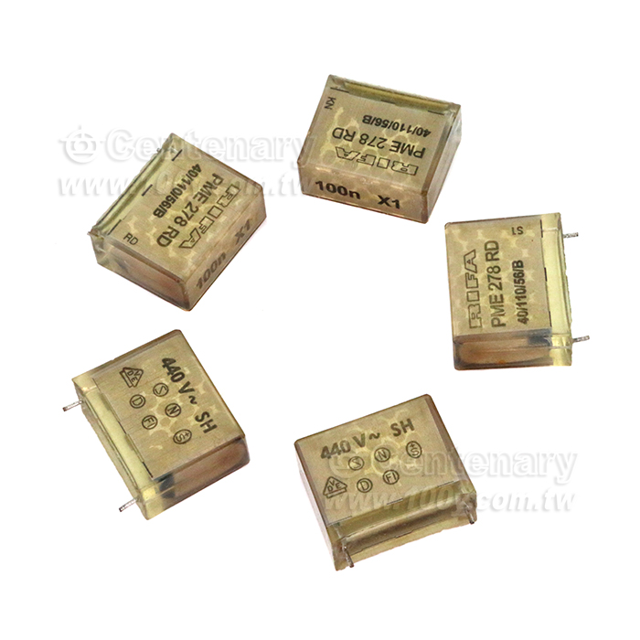 安規薄膜電容_0.1uF/440VAC  P:22.5mm - 149851 產品圖片