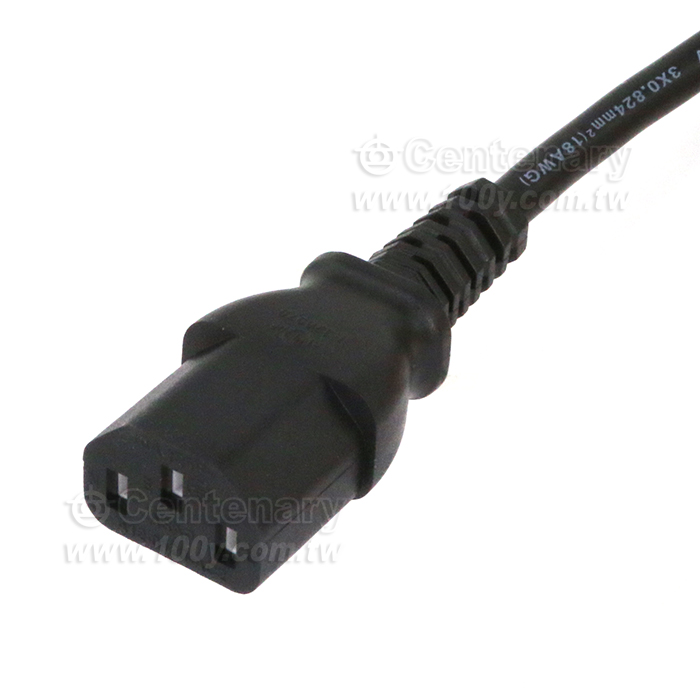 3P電腦電源線 1.8M 18AWG(3*0.824mm2) 【ROHS】 - 2633 產品圖片