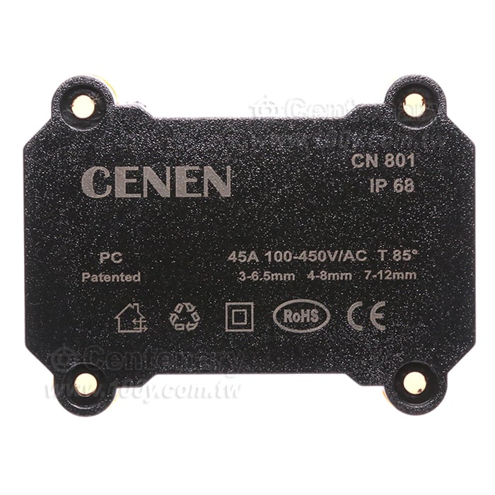 PC阻燃室戶外防水接線盒  尺寸：70*40*40MM   2孔 - 150221 產品圖片