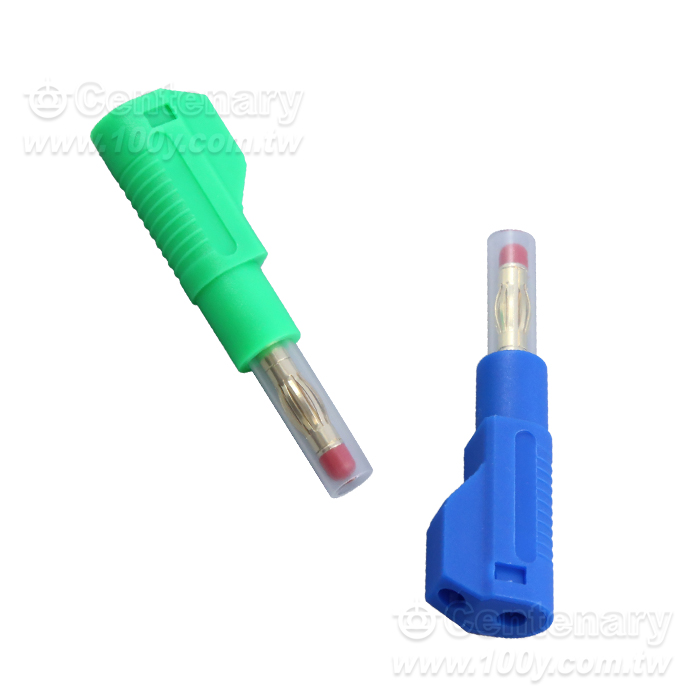 4mm鍍金香蕉插頭 56mm 32A/600V 黃色 - 150584 產品圖片