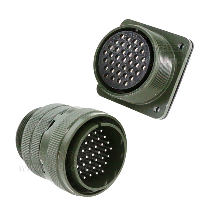 37P Box Mount Receptacle - 39198 Product Image