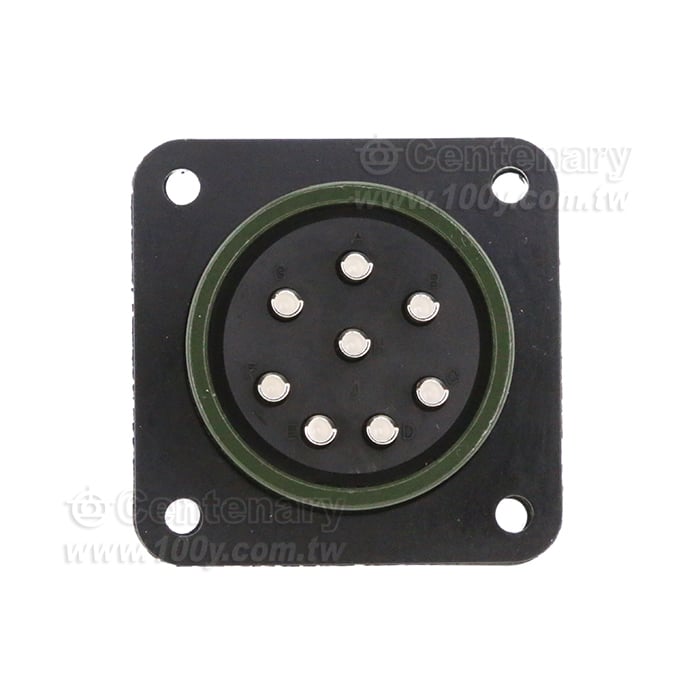 8P Box Mount Receptacle - 44665 Product Image