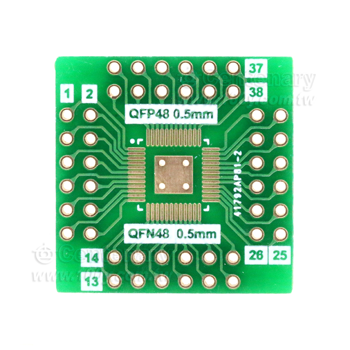 QFN44(QFN48)-DIP轉接板 - 150458 產品圖片