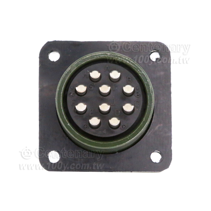 10P Box Mount Receptacle - 31618 Product Image