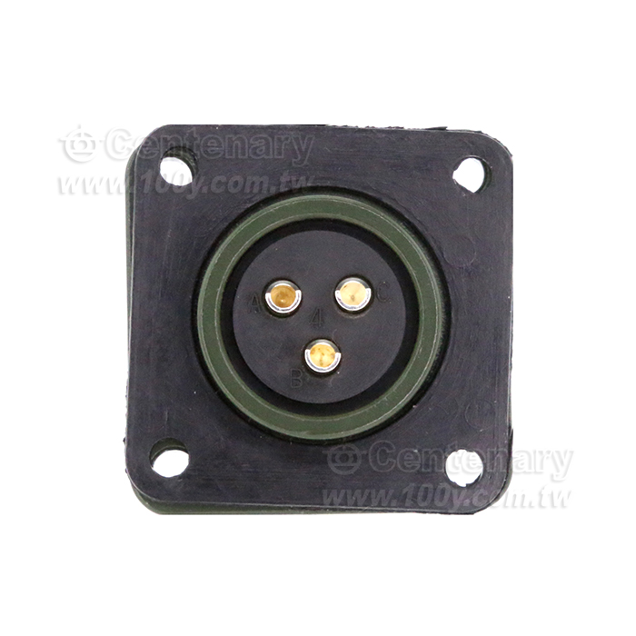 3P公端械外插座20A 500Vac - 27781 產品圖片