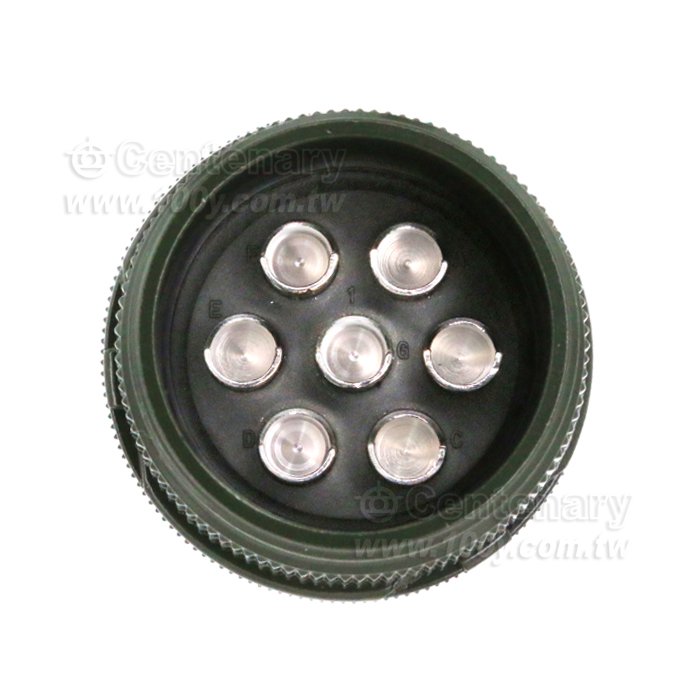 7P母端直管接頭 60A 500Vac - 41390 產品圖片