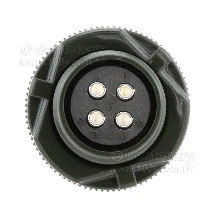 4P公端直管接頭 20A 200Vac - 33898 產品圖片