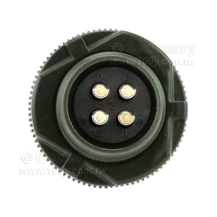 4P母端直管接頭 20A 200Vac - 29215 產品圖片