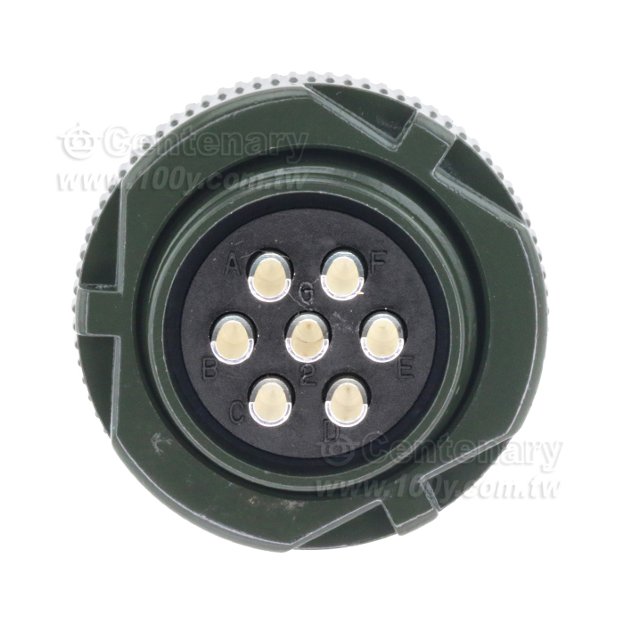 7P公端直管接頭 20VA 500Vac - 57294 產品圖片