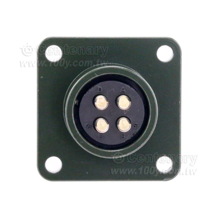 4P母端械外插座20A 200Vac - 31617 產品圖片