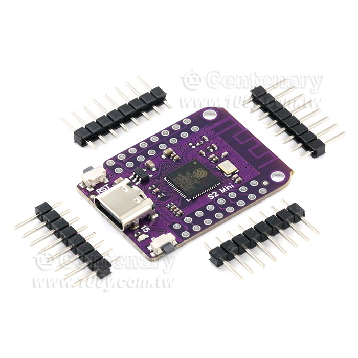 ESP32-S2 WIFI開發板 帶PSRAM 34.3*25.5MM - 150932 產品圖片
