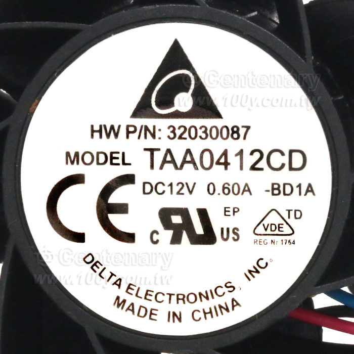 DELTA DC12V 40*40*20mm 3針接頭 - 150832 產品圖片