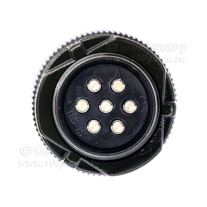 7P Straight Plug - 37289 Product Image