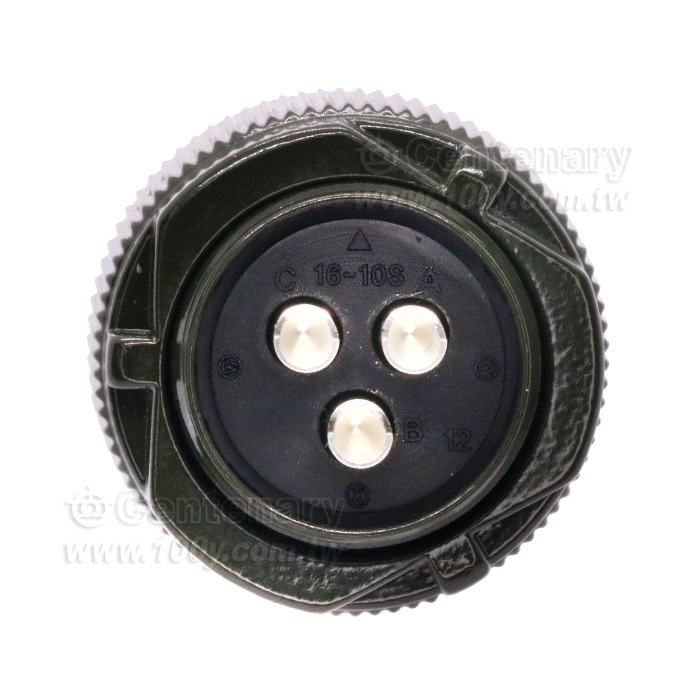 3P母端直管接頭  35A 500Vac - 35914 產品圖片