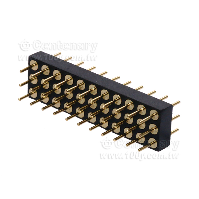 圓孔雙頭針公 3*11 全鍍金 2.54mm - 151470 產品圖片
