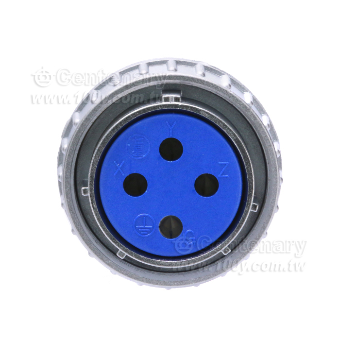 金屬連接器4P母插頭 20A/250V - 121497 產品圖片
