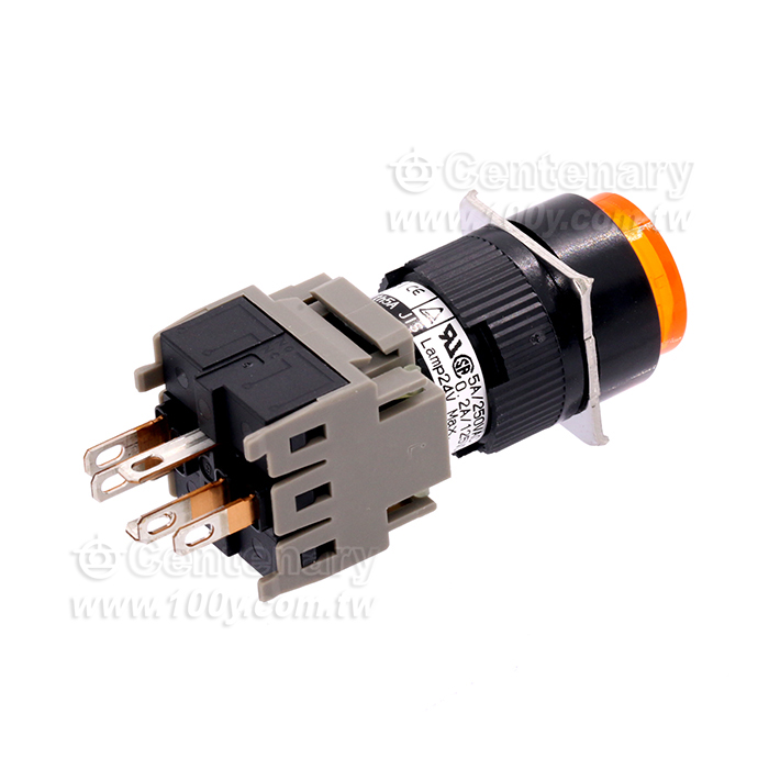 Fuji Electric帶燈按鈕開 橙色1NO+1NC - 149363 產品圖片