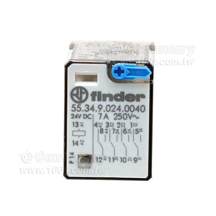 PCB繼電器 4PDT, 24VDC/7A - 59973 產品圖片
