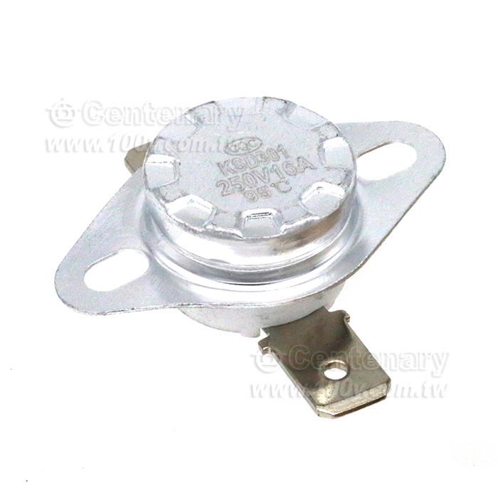 KSD301溫控開關平腳固定環16A250V-溫控器開關 - 144938 產品圖片