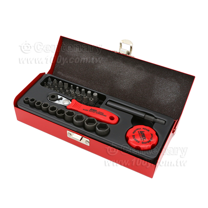 No.525-28B極薄棘輪板手 (31件/套) - 93443 產品圖片