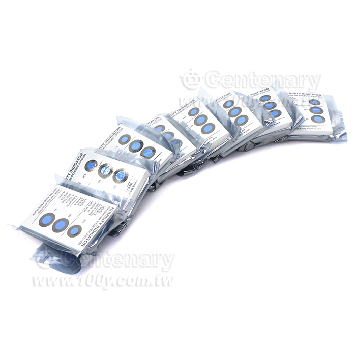 三點式溫度指示卡 5%-10%-60% 藍變粉 200片/罐 - 152183 產品圖片