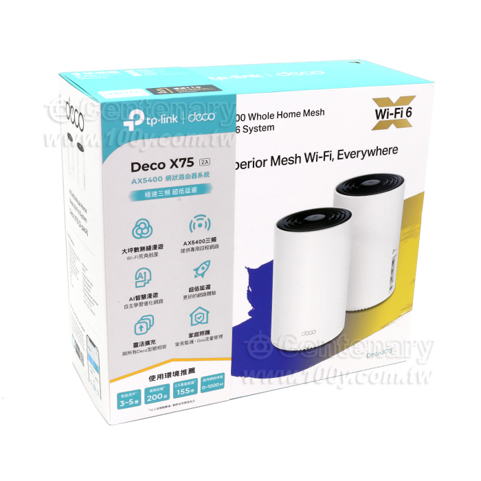 TP Link_Tri-Band Wi-Fi 6 Splitter - 93577 Product Image
