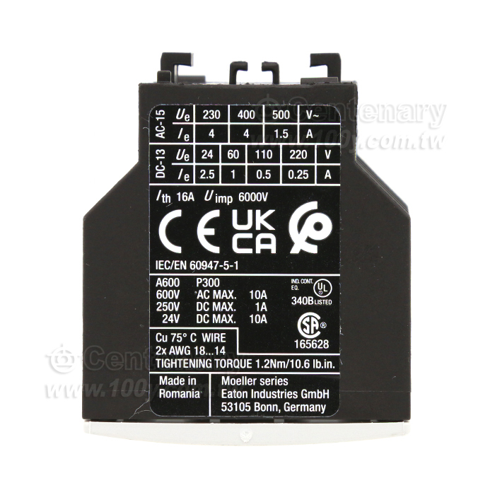 Auxliary Contact Block - 93686 Product Image