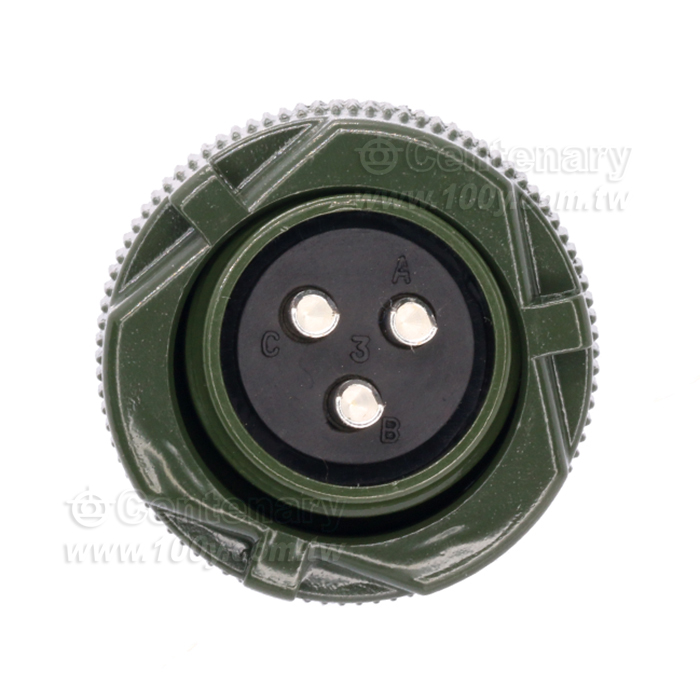 3P母端直管接頭 20A 500Vac - 33885 產品圖片