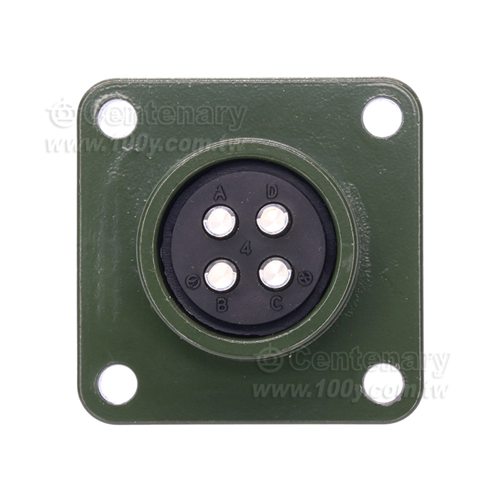 4P公端械外插座 20A 200Vac - 29217 產品圖片
