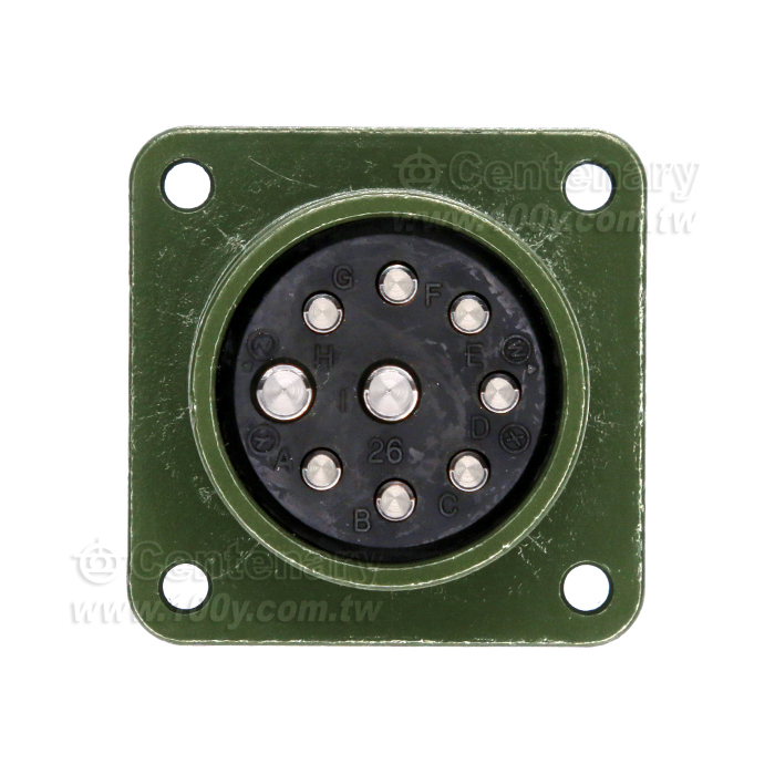 9P公端械外插座 20A 500Vac - 28462 產品圖片