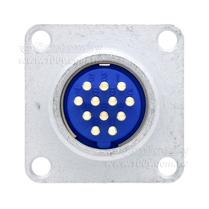 12P 金屬連接器 公座 5A/250V 20mm - 111918 產品圖片