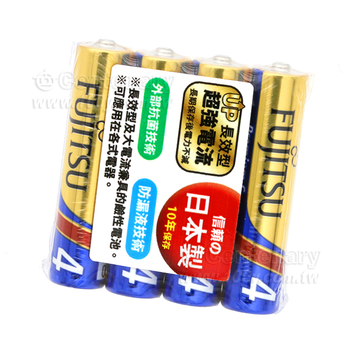 4號鹼性電池4入簡裝 - 93790 產品圖片