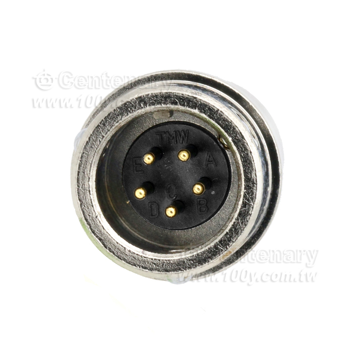 EPRC05系列  5P卡口公插頭 2A/150V - 93265 產品圖片